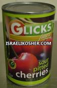 Glicks sour pitted cherries 15 oz kp