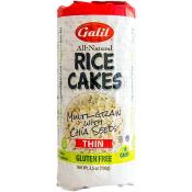 Kosher Galil Thin Multi-Grain Rice Cakes with Chia Seeds  3.5 oz.