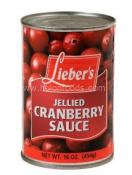 Kosher Lieber's jellied cranberry sauce 16 oz