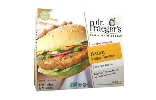 Kosher Dr. Praeger's Asian Veggie Burgers 10 oz