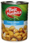 Kosher Beit Hashita Green Olives Medium 18 oz