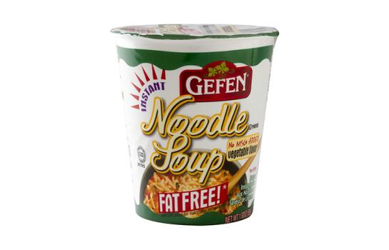 Kosher Gefen Instant No MSG Fat Free Vegetable Noodle Soup 1.92 oz