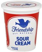 Kosher Friendship sour cream 16 oz