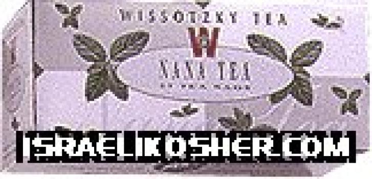Wissotzky nana tea kosher for passover