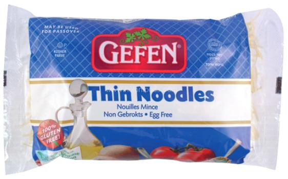 Kosher Gefen Gluten Free Thin Noodles 9 oz