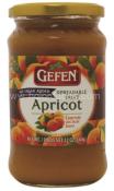 Kosher Gefen No Sugar Added Apricot Spreadable Fruit 12 oz