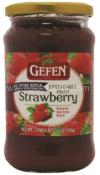 Kosher Gefen No Sugar Added Strawberry Spreadable Fruit 12 oz