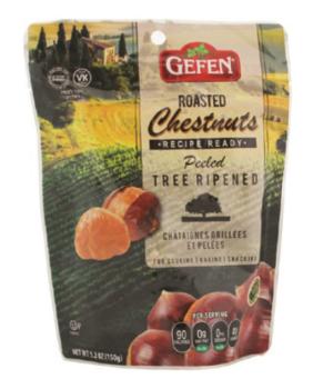 Kosher Gefen Roasted Chestnuts 3 oz