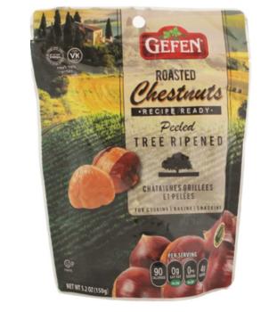 Kosher Gefen Roasted Chestnuts 5.2 oz