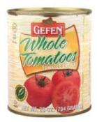 Kosher Gefen Whole Tomatoes 28 oz