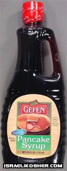 Gefen pancake syrup 24 oz kp