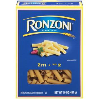 Kosher Ronzoni Ziti 16 oz