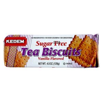 Kosher Kedem Sugar Free Tea Biscuits Vanilla 4.5 oz