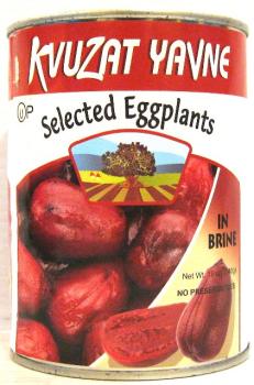 Kosher Kvuzat Yavne Selected Eggplant In Brine 19 oz