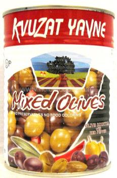 Kosher Kvuzat Yavne Mixed Olives  19 oz