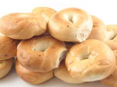 Kosher One Dozen Plain Bagels