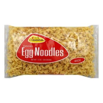 Kosher Columbia Enriched Wide Egg Noodles 12 oz