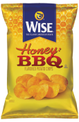 Kosher Wise Honey Barbecue Flavored Potato Chips 4.5 oz