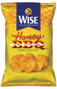 Kosher Wise Honey Barbecue Flavored Potato Chips 4.5 oz