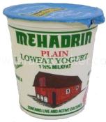 Kosher Mehadrin Plain Lowfat Yogurt 1 1/2 Milk Fat 8 oz
