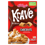 Kosher Kellogg's Krave Cereal with Chocolate Flavored Center 11.4 oz