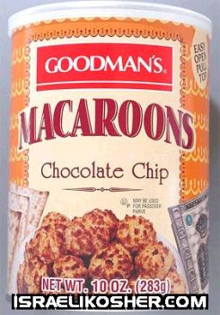 Goodman's chocolate chip macaroons kp