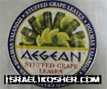 Aegean kosher stuffed grape leaves