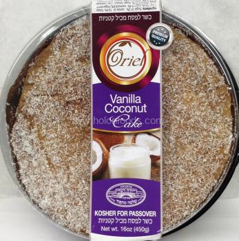 Kosher Oriel vanilla coconut cake 16 oz