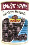 Kosher Kvuzat Yavne Black Olives Manzanillo Pitted 19 oz