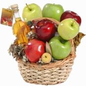 Kosher Rosh Hashanah Deluxe Apple & Honey Gift Basket