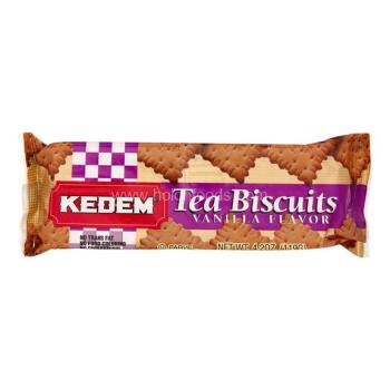 Kosher Kedem Tea Biscuits Vanilla Flavor 4.2 oz