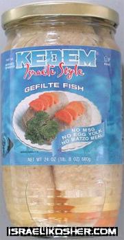 Kedem israeli style gefilte fish