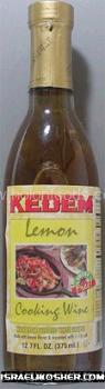 Kedem lemon cooking wine