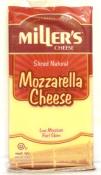 Kosher Miller's Sliced Natural Mozzarella Cheese 6 oz