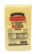 Kosher Haolam Wisconsin Natural Swiss Cheese 6 oz