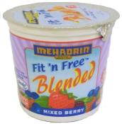 Kosher Mehadrin Mixed Berry Fit n Free Blended Yogurt 6 oz