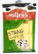 Kosher Miller's String Cheese 6ct 6 oz