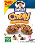 Kosher Quaker Chewy Bars Peanut Butter Chocolate 8.4 oz