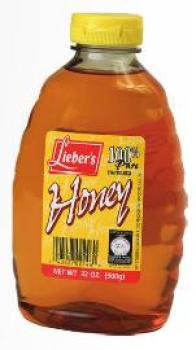 Kosher Lieber's 100% Pure Uncooked Honey 32 oz