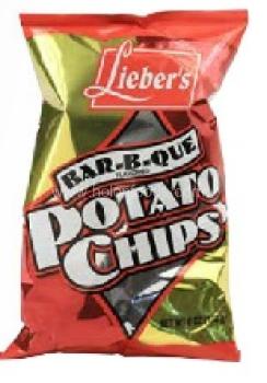 Kosher Lieber's BBQ Potato Chips 5 oz