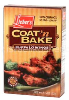 Kosher Lieber's Buffalo Wings Coat-n-Bake 2.75 oz