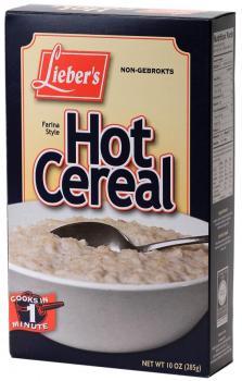 Kosher Lieber's Farina Style Hot Cereal 10 oz