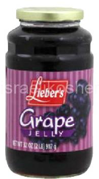 Kosher Lieber's Grape Jelly 32 oz
