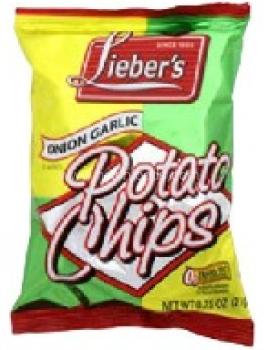 Kosher Lieber's Onion & Garlic Potato Chips .75 oz