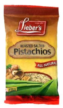 Kosher Lieber's Roasted Salted Pistachios 6 oz