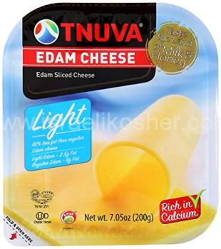 Kosher Tnuva Light Edam Cheese 7.05 oz