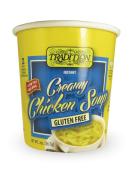 Kosher Tradition Gluten Free, No MSG Creamy Chicken Flavor Instant Noodle Soup-Cup 2 oz