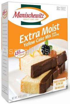 Kosher Manischewitz Extra Moist Yellow Cake Mix with Frosting 14 oz