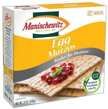 Kosher Manischewitz Passover Egg Matzos 12 oz