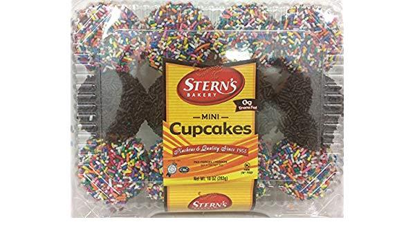Kosher Stern's Bakery Mini Cupcakes 10 oz